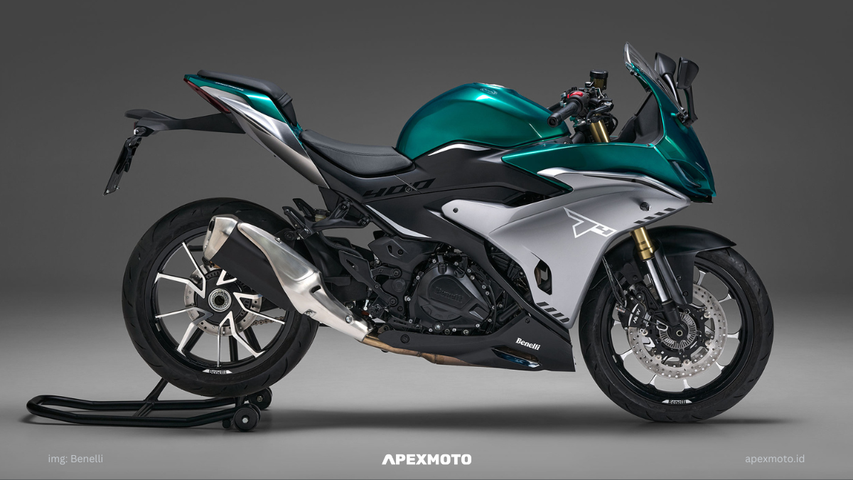 Benelli Tornado 400 tampak samping