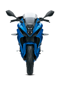 GSX8R blue tampak depan