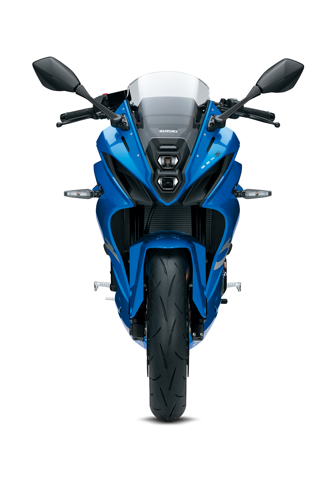 GSX8R blue tampak depan