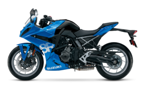 GSX8R blue tampak samping