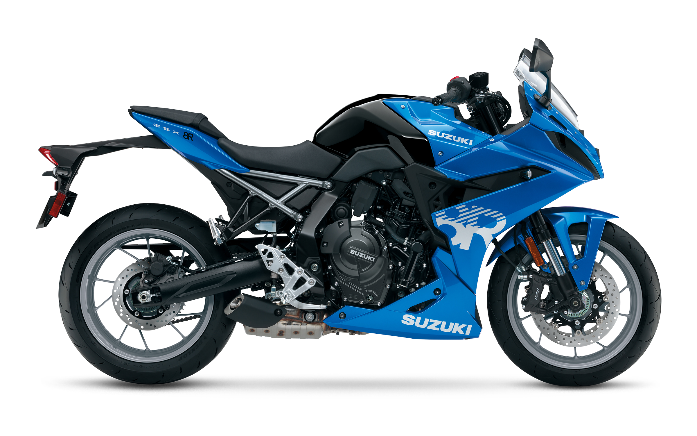 GSX8R blue tampak samping