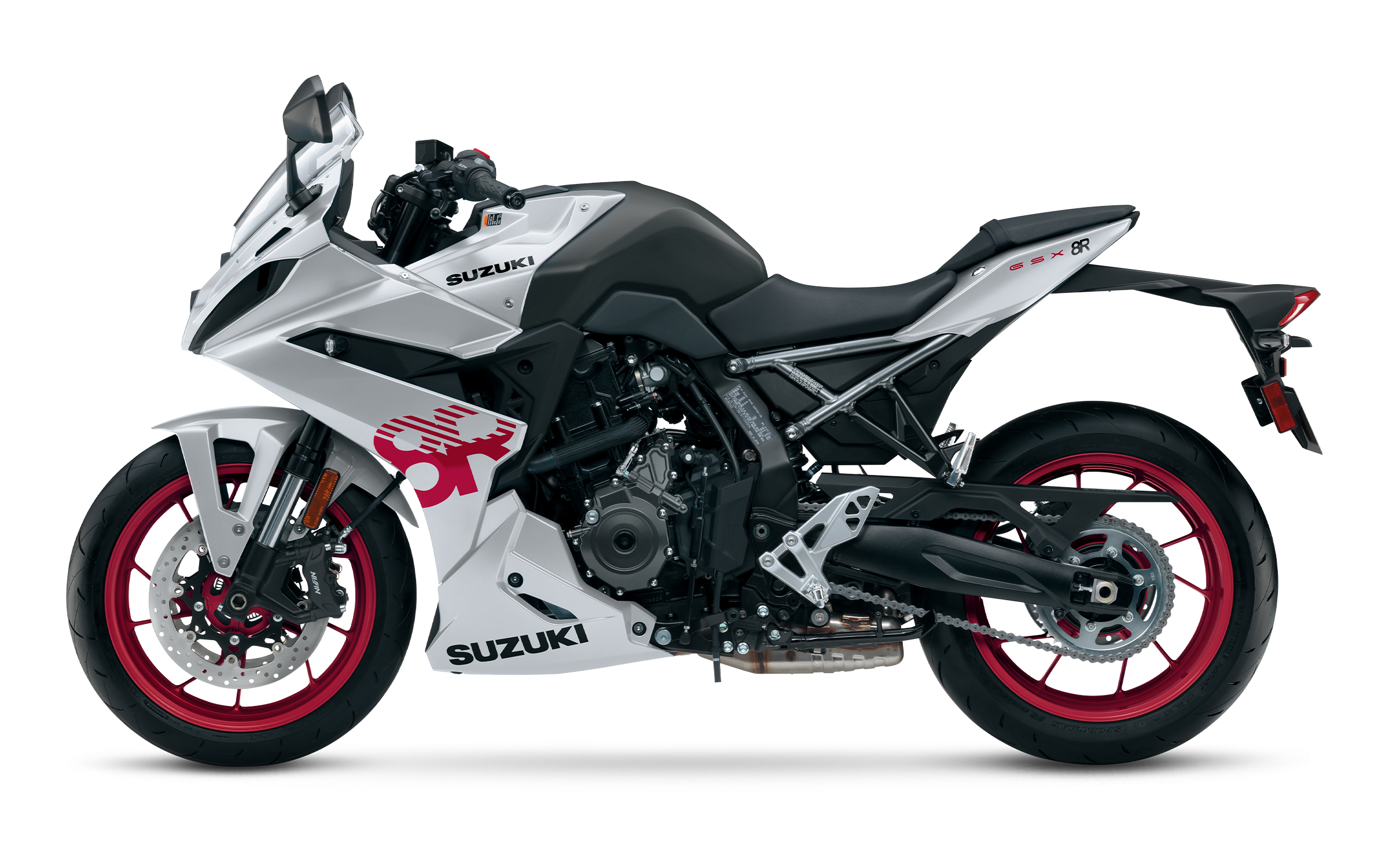 GSX8R silver tampak samping