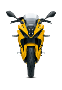 GSX8R yellow tampak depan