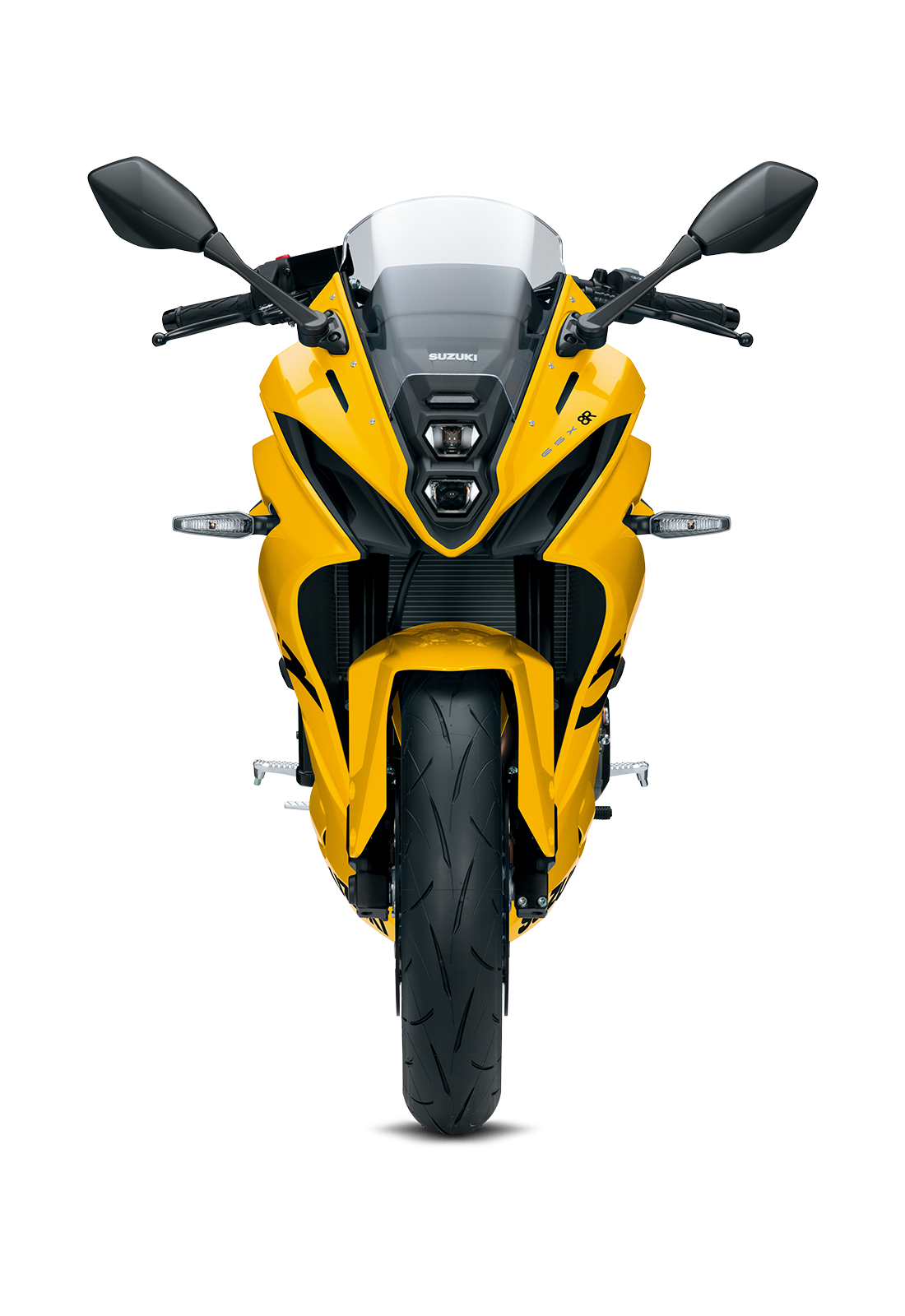 GSX8R yellow tampak depan