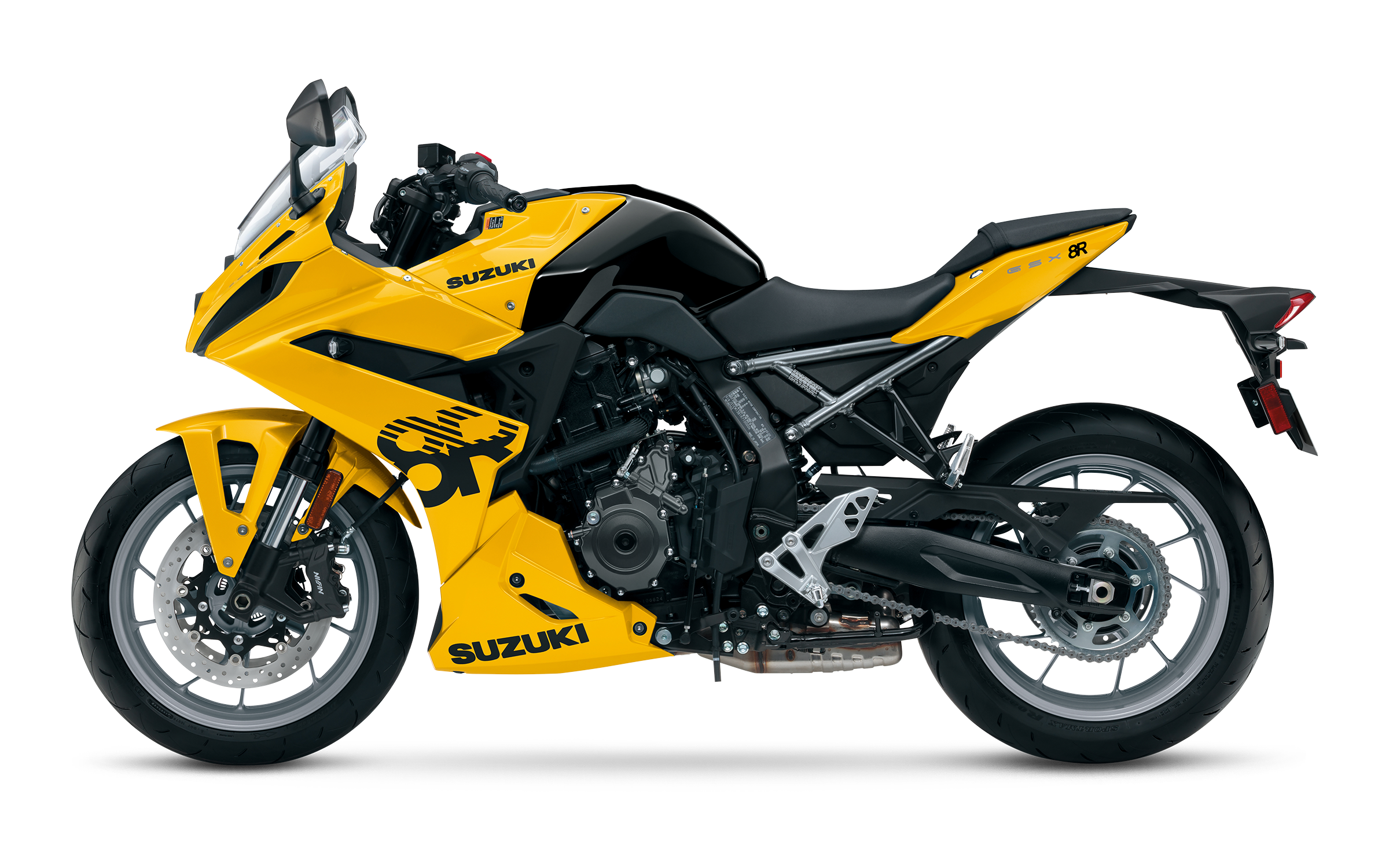 GSX8R yellow tampak samping