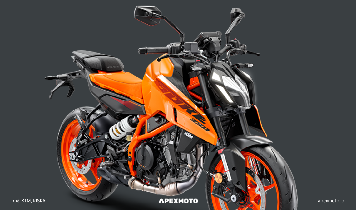 ktm duke 390 tampak depan