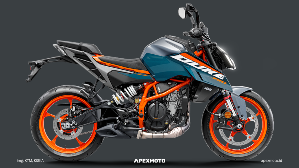 ktm duke 390 tampak samping