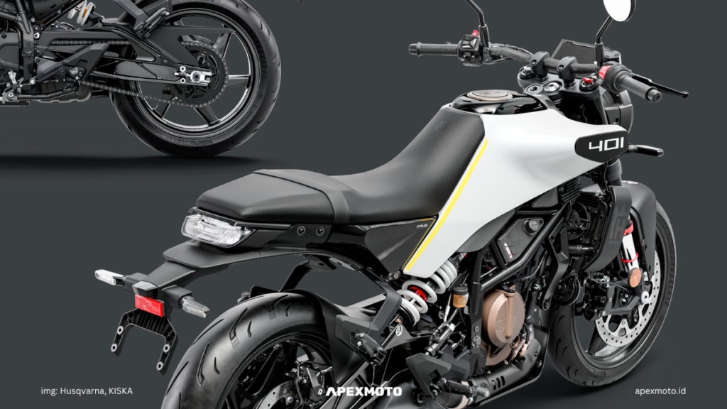 2024 Husqvarna Vitpilen 401 tampak belakang