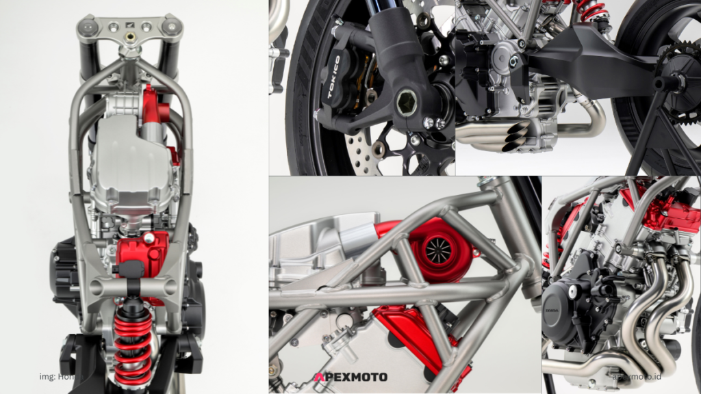 Detil dari Honda V3 - apexmoto.id